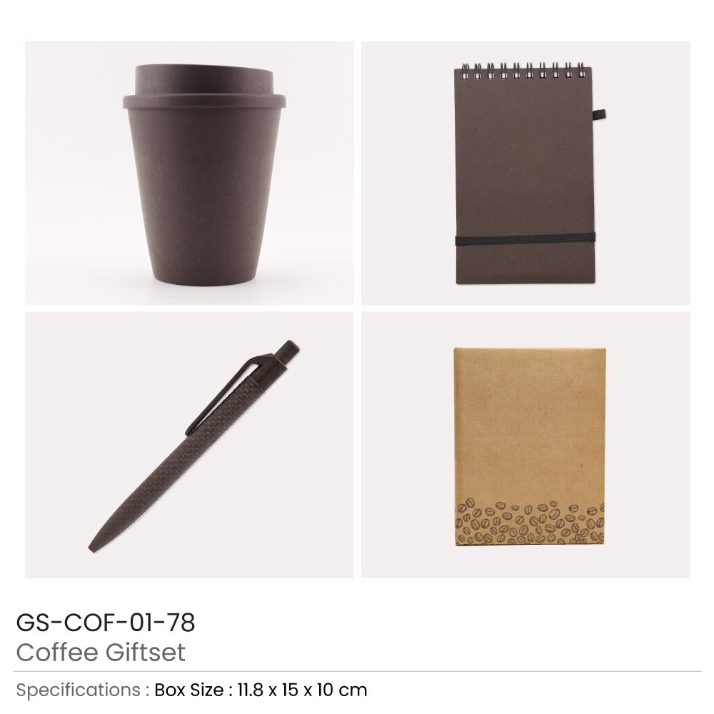  Coffee Gift Sets with Cup, Notepad, and Pen 2