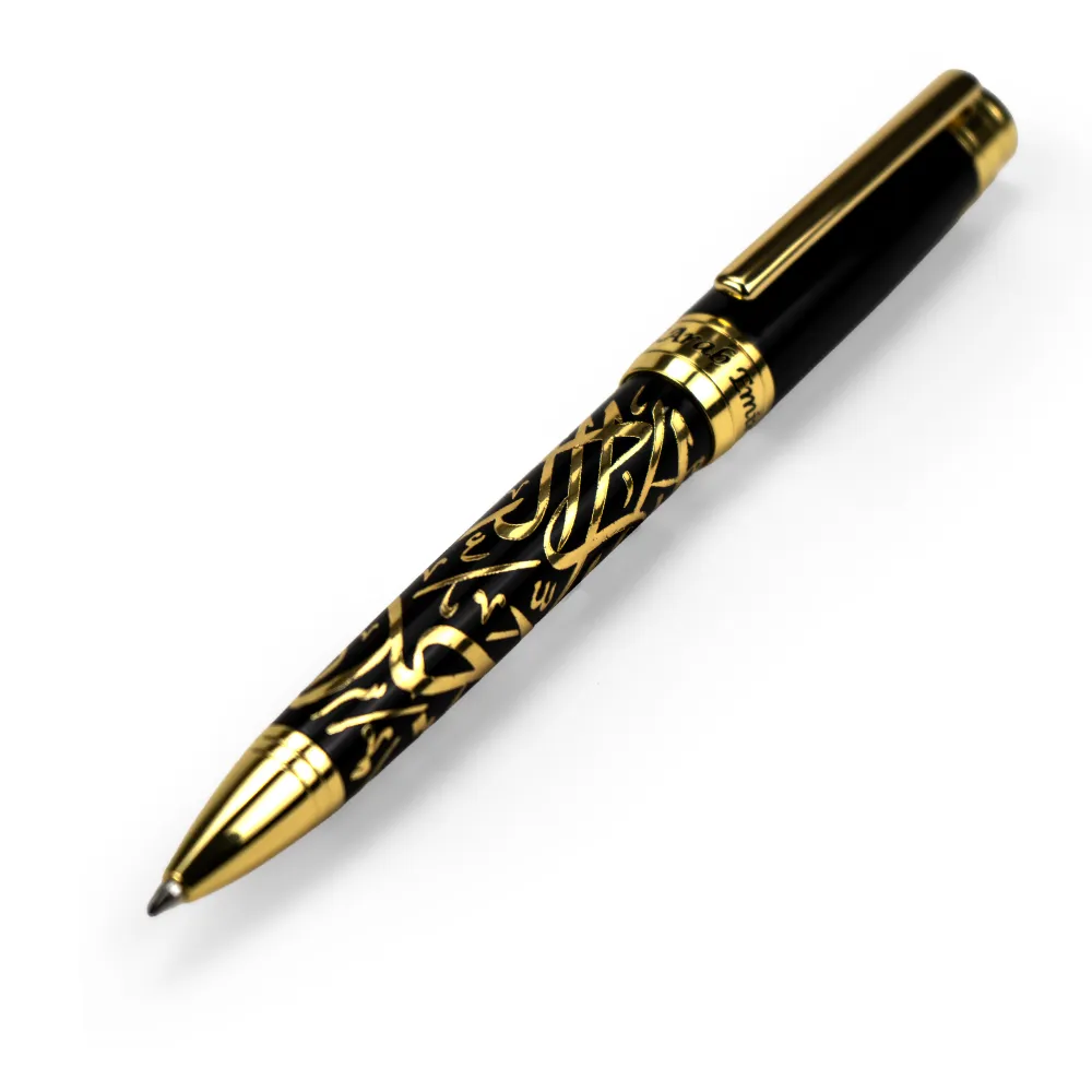 Emirati Prestige Metal Pens with Arabic Calligraphy & UAE Falcon Edition 2
