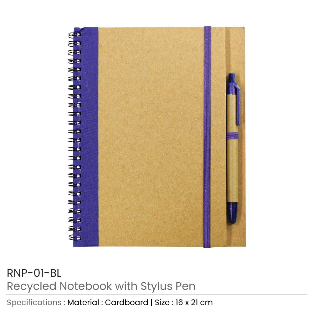 Recycled Notebook with Pen 3