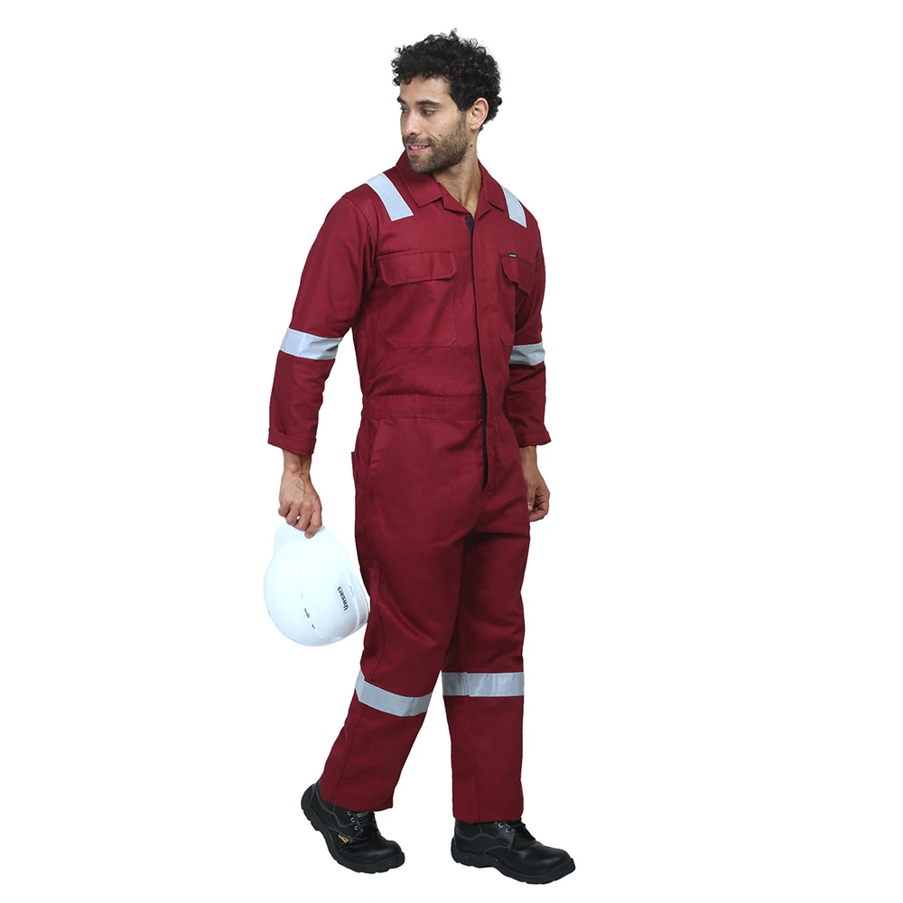 Coverall with Reflective Tape Maroon 6