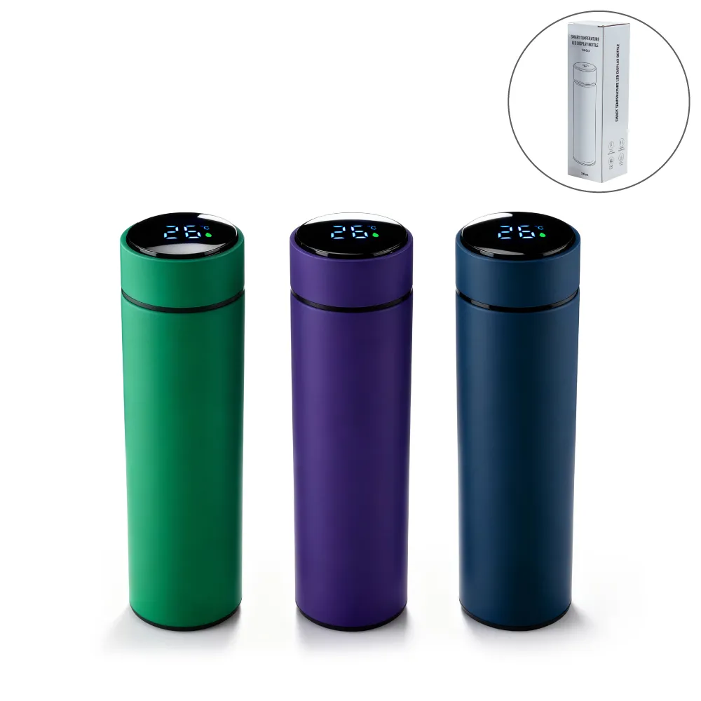 Smart Temperature LED Display Bottles in Soft Touch Finish – 500ml 5