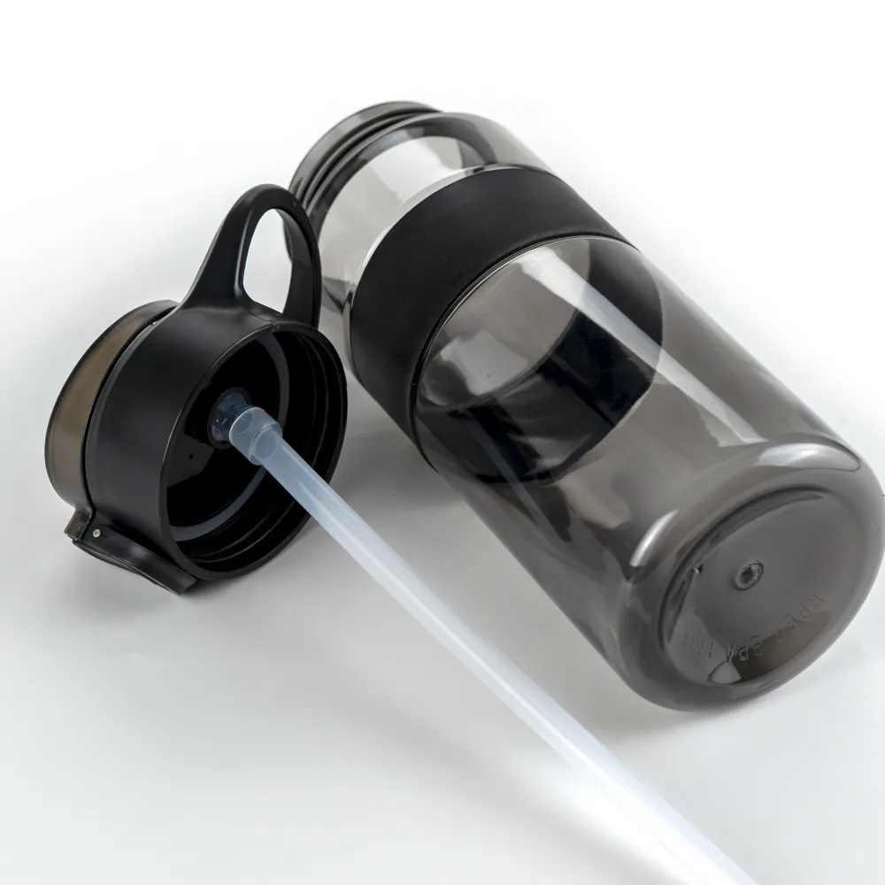 Eco-friendly Sports Bottles with Straw, 700ml in rPET Material 8