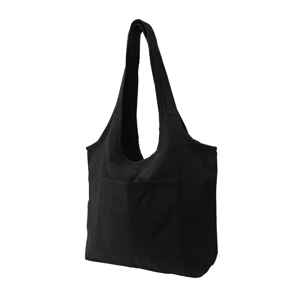 Cotton Hobo Bags with Front Pocket, 340 GSM (10 oz) 4