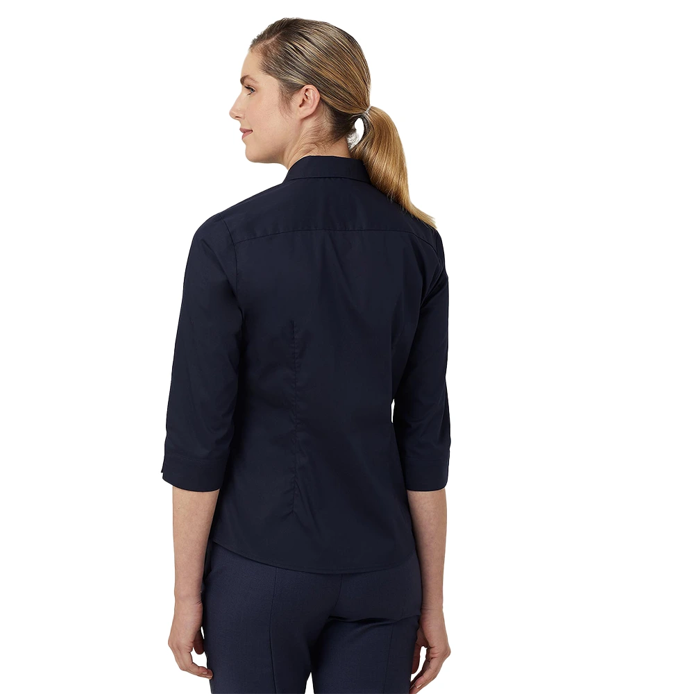 Women's 3/4 Sleeve Shirt - Navy 4