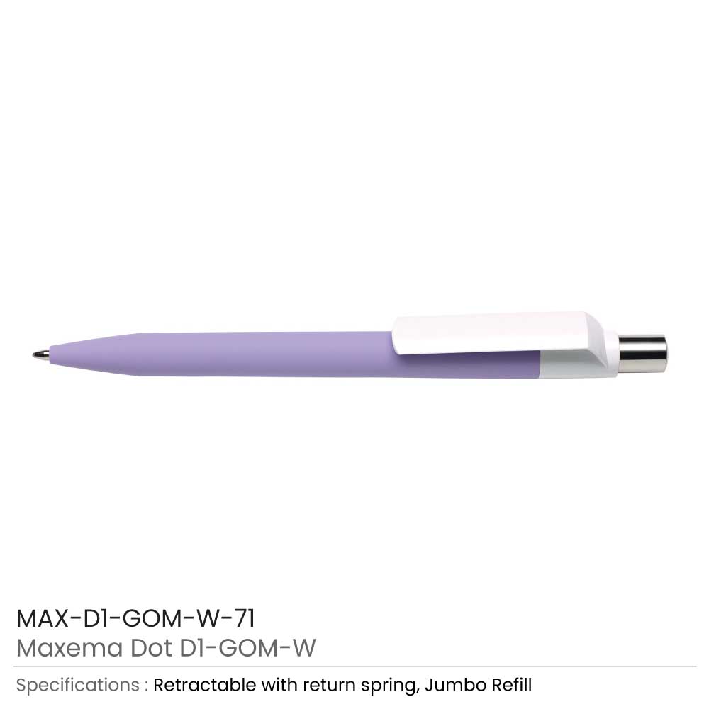 Maxema Dot Pens GOM White 14