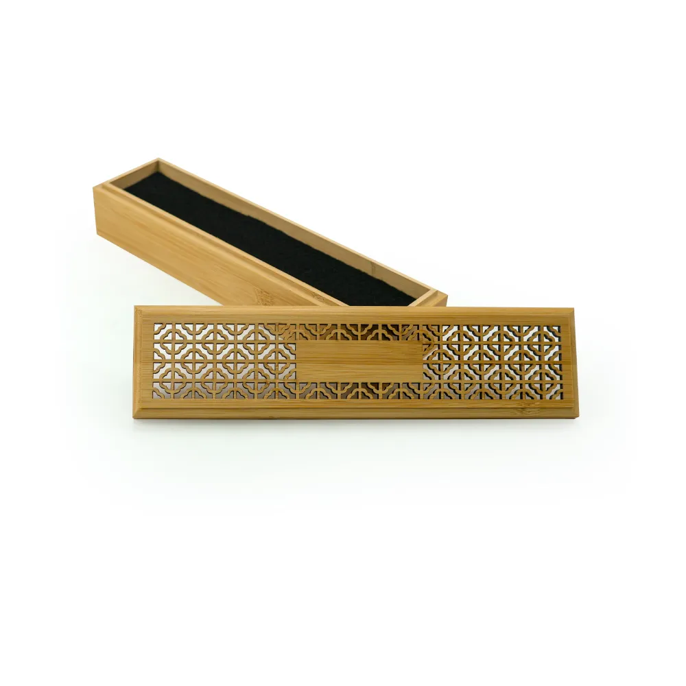 Wooden Incense Burner Holder with Drawer Includes 10 Pcs Oud Sticks 6