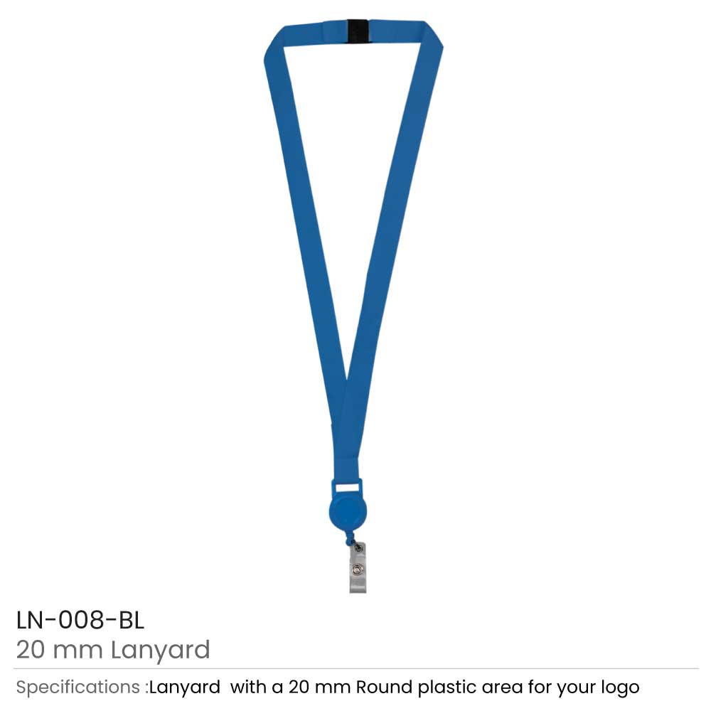  Lanyard with Reel Badge and Safety Lock  2