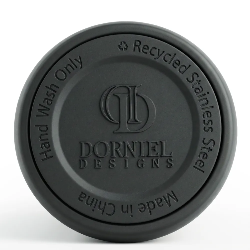Dorniel Designs Tumblers, Transparent Lid, Recycled Stainless Steel, 540ml 6