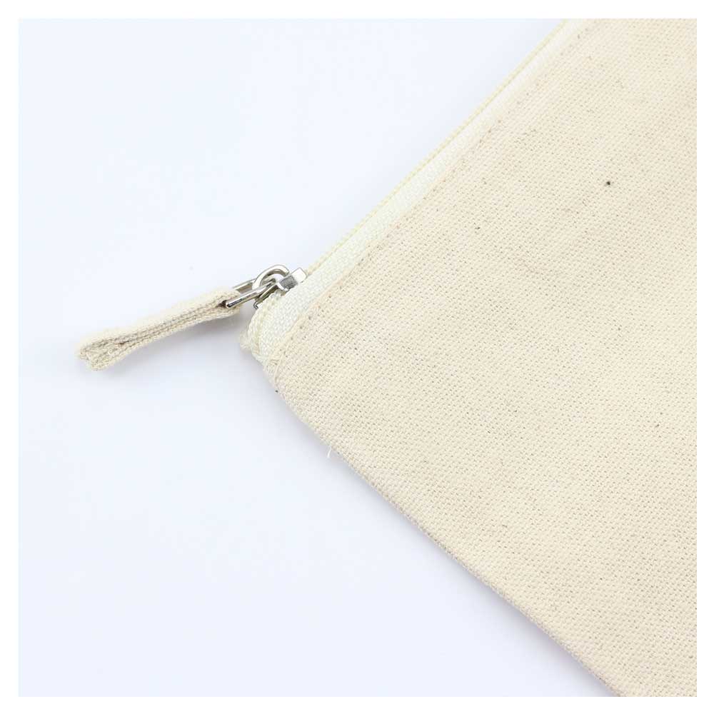 Multi-purpose Cotton Zipper Pouches 6 oz 5
