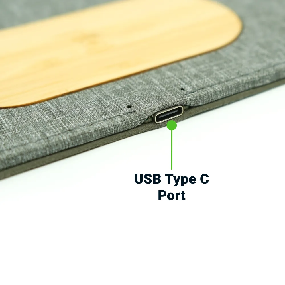 Multi-Function Mousepad, 15W Fast Wireless Charger & LED Logo 3