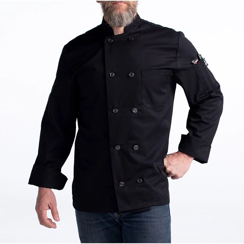 Black Chef Coat (Full Sleeves) 2
