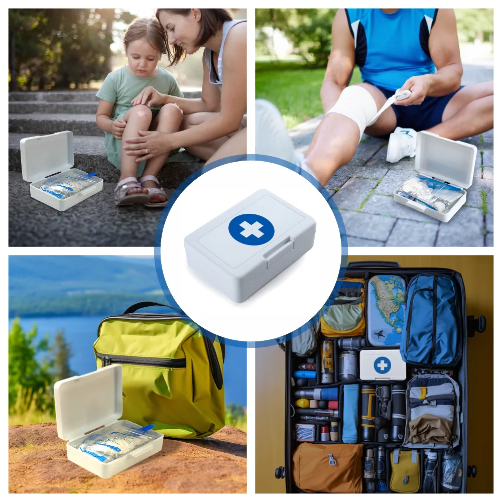 First Aid Kit Set, 16 Essential Items in White Box 7