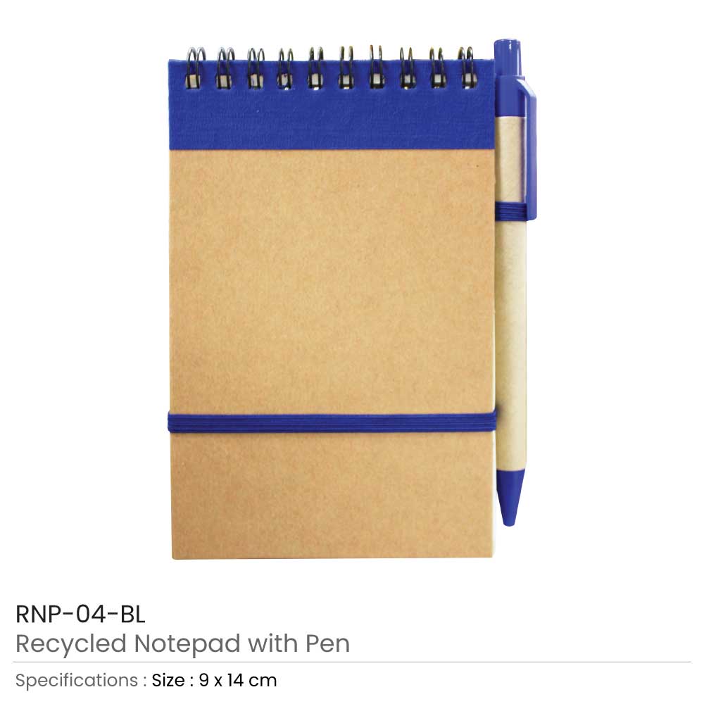 Recycled Notepads with Pen 8