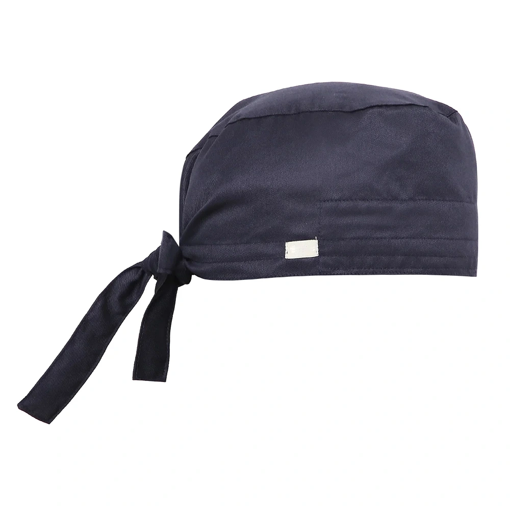 Scrub Cap Cotton Navy Blue 1