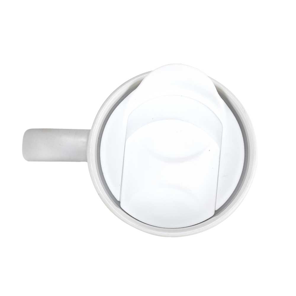 Ceramic Mugs with Lid and Cork Base 385 ml 7