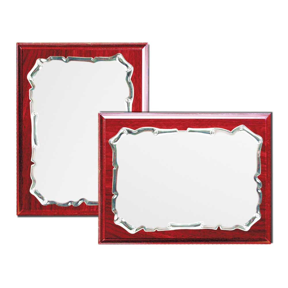 Wooden Plaques with Laserable Plate 1