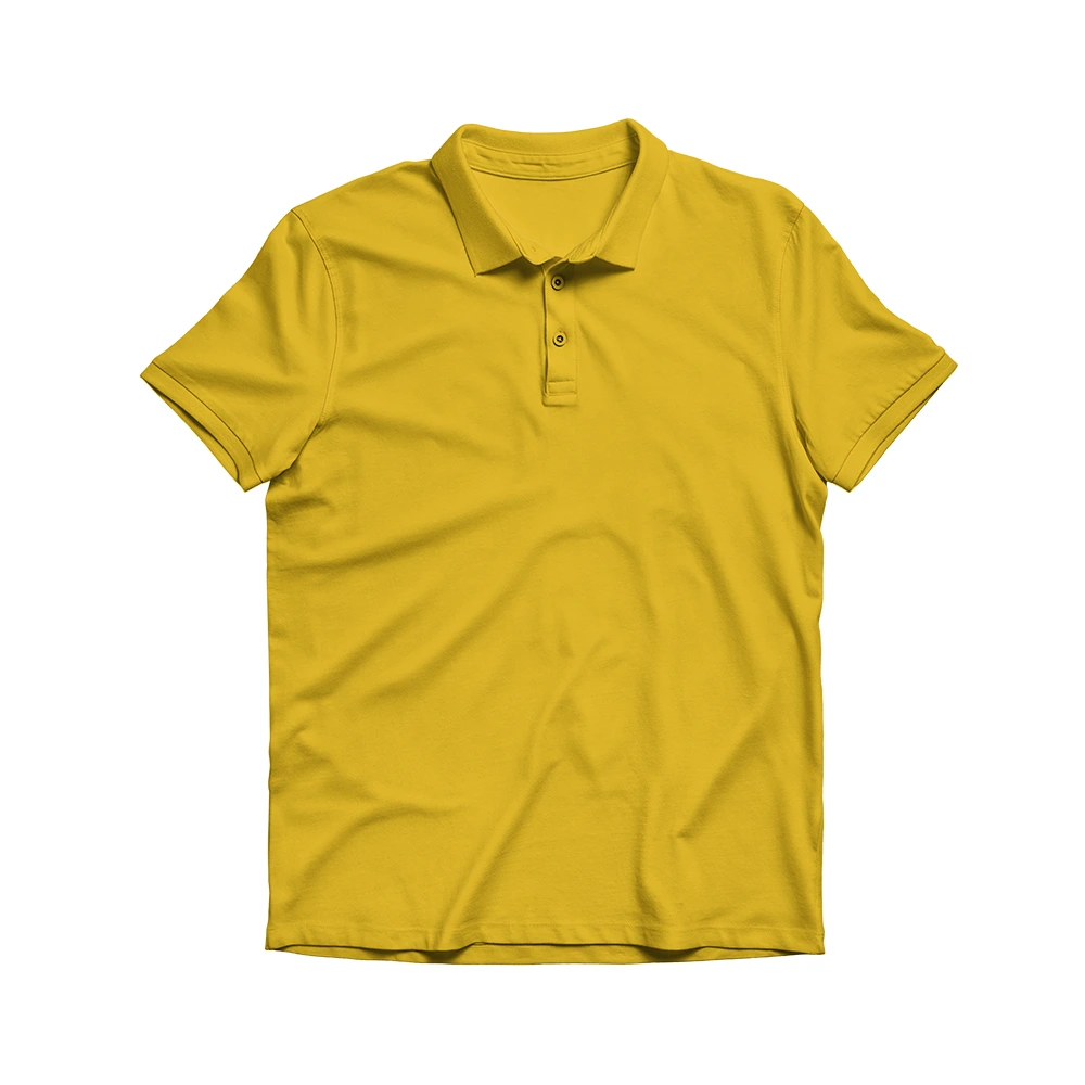 Apex Polo T-Shirt Solid Yellow