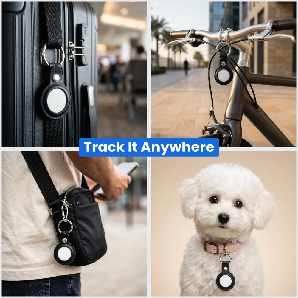 Smart Anti-Loss Tracker with PU Keychain – Track It Anywhere 10