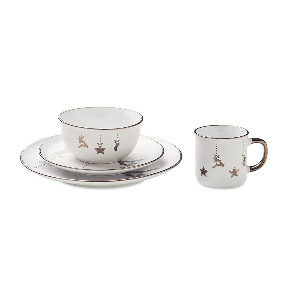 Christmas 4-Piece Ceramic Place Setting 1