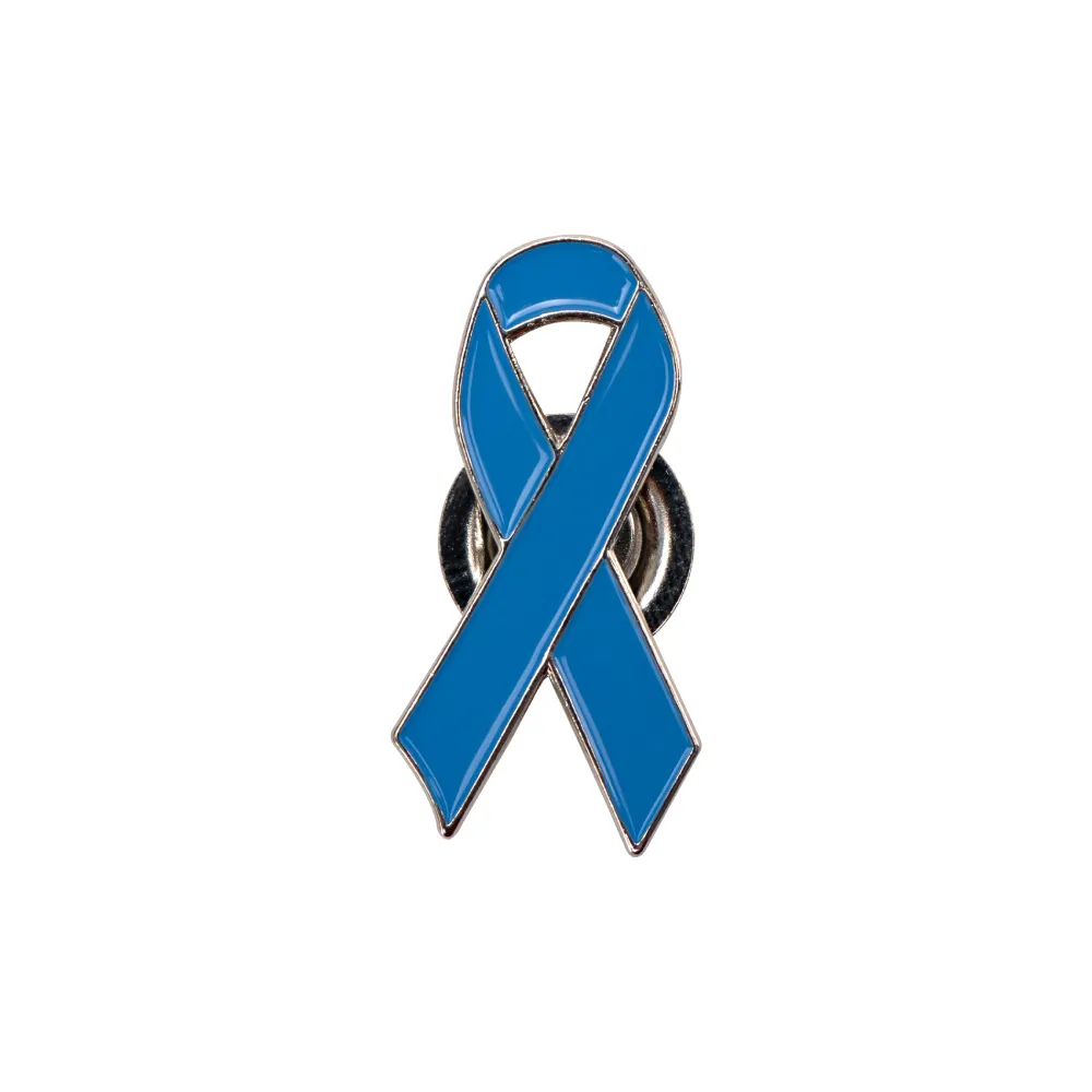Prostate Cancer Awareness Logo Metal Badges with Magnet Attachment 2