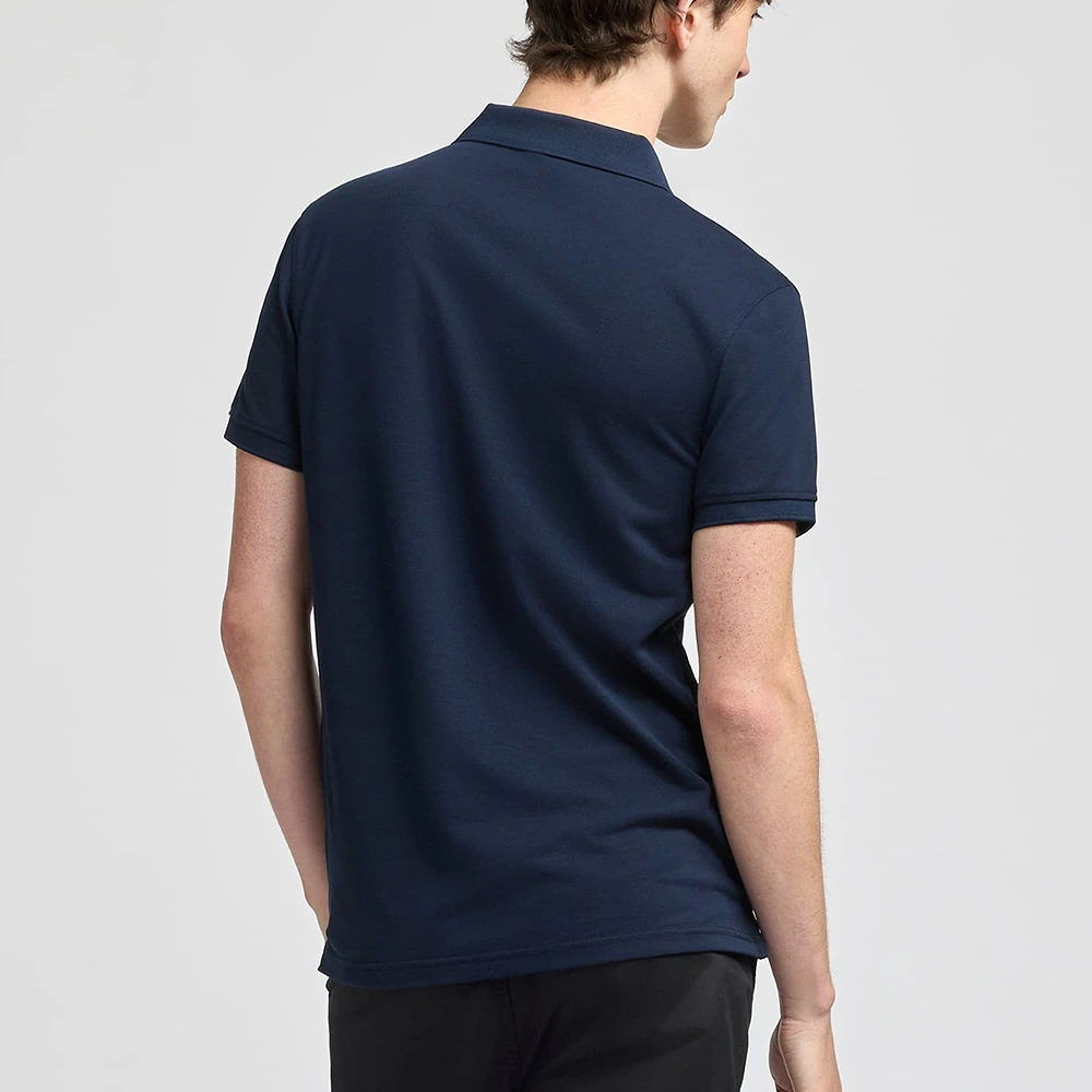 Men’s Solid Polo T-Shirt Navy Blue 8