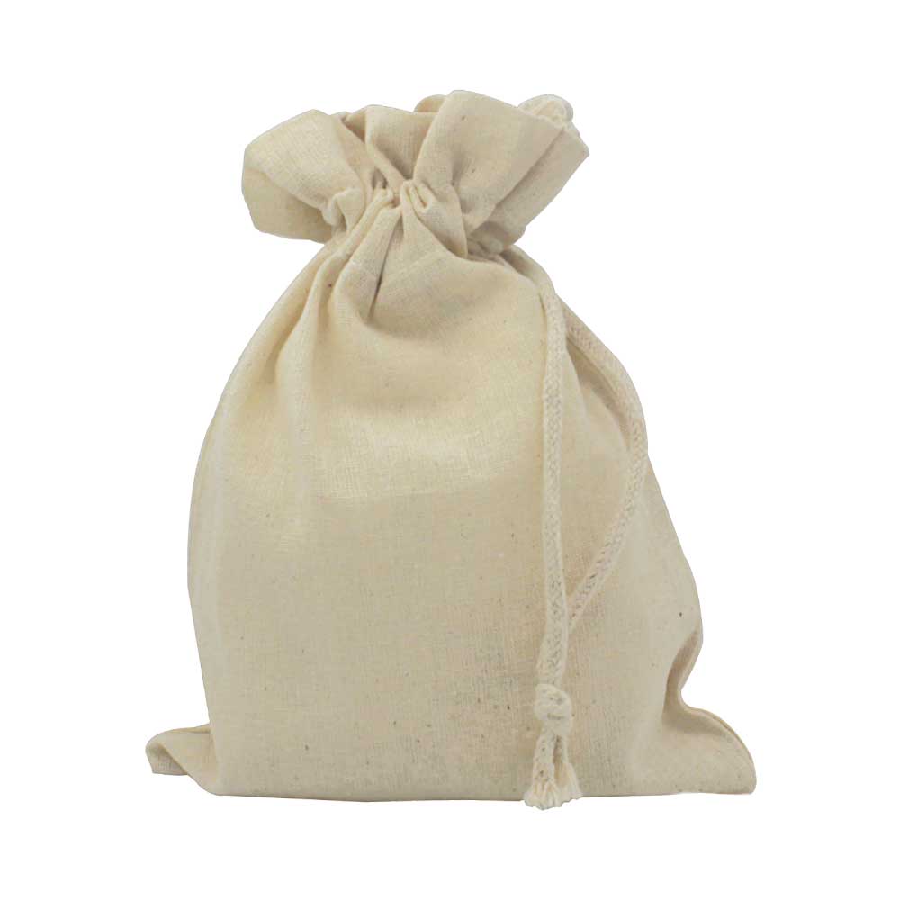 Drawstring Cotton Pouch Bags 3