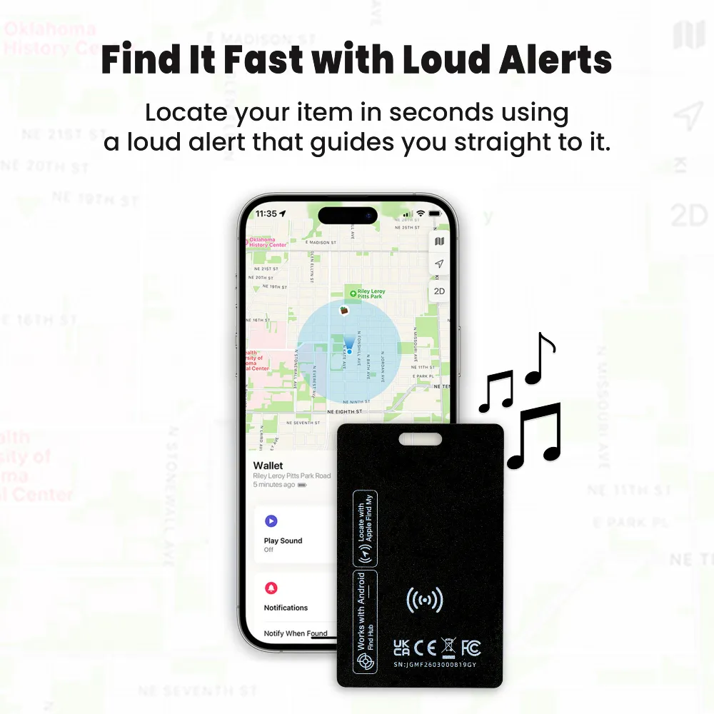 GPS Tracker, Air Tags, Anti-Loss & Wireless Rechargeable 7