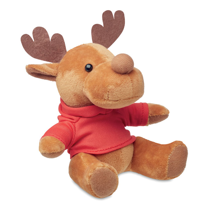 Plush reindeer with hoodie 6
