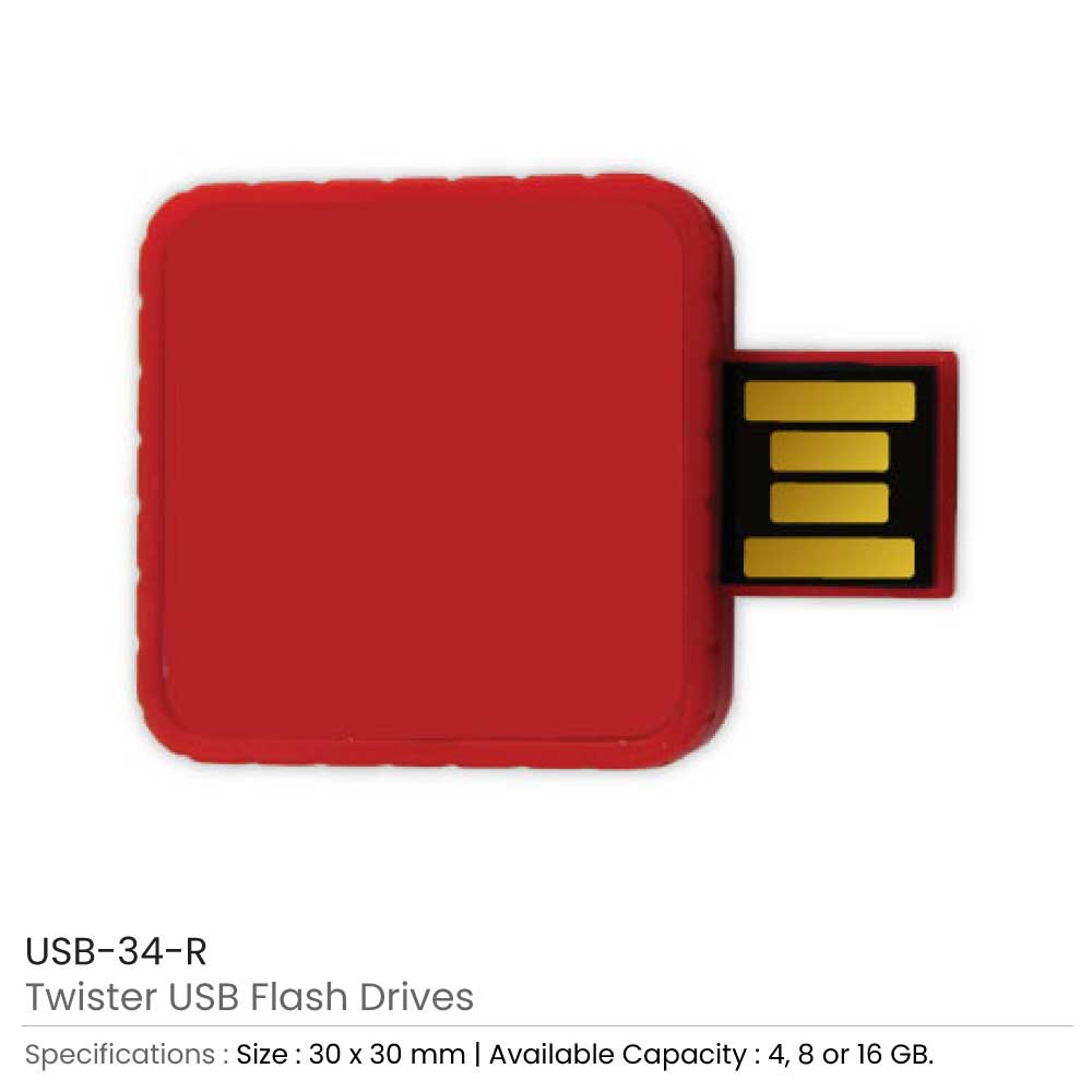 Twister USB Flash Drives 34 9