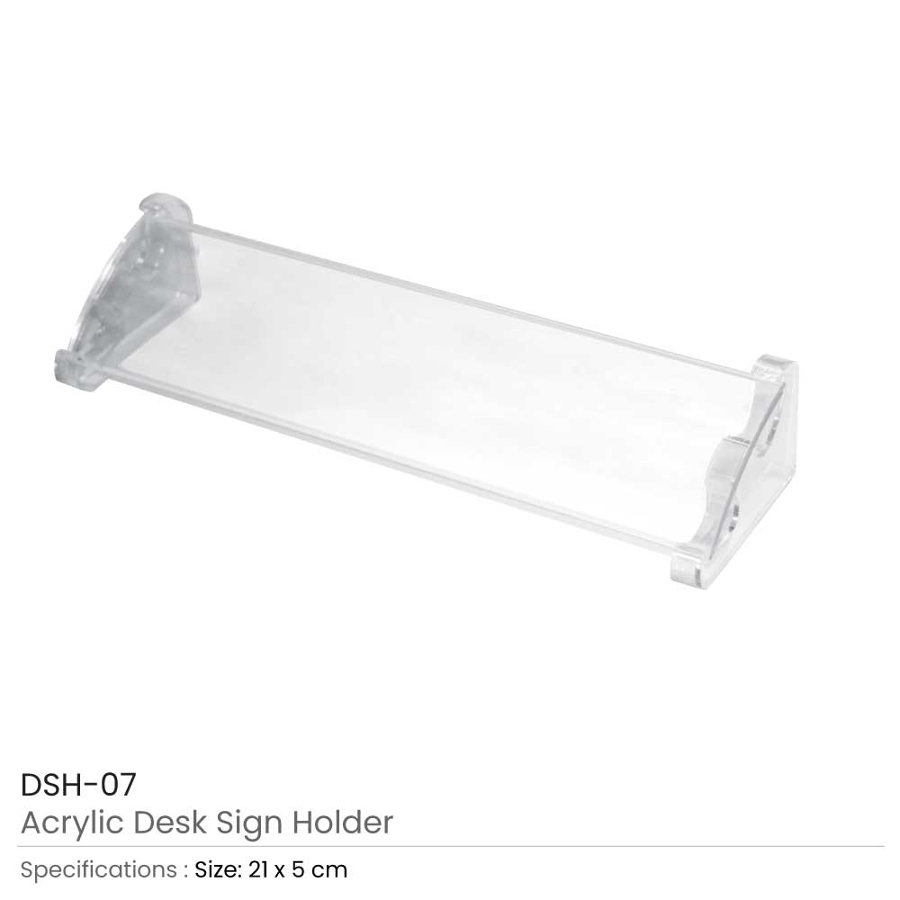 Acrylic Desk Sign Holders 2