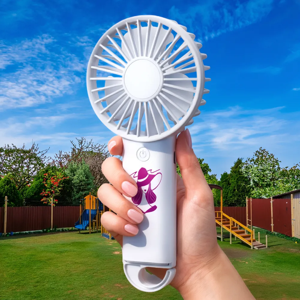 Portable Rechargeable Mini Fan, Compact, Lightweight, Portable, Type C 6