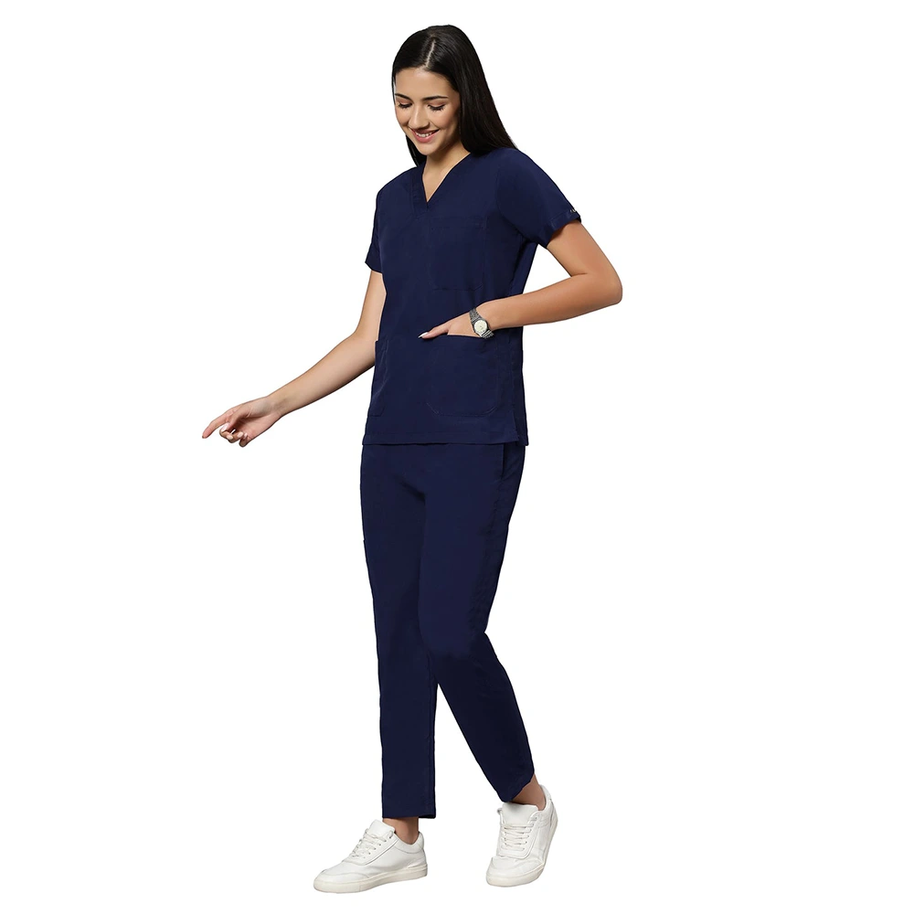 Medical Scrub Suit Navy Blue 2