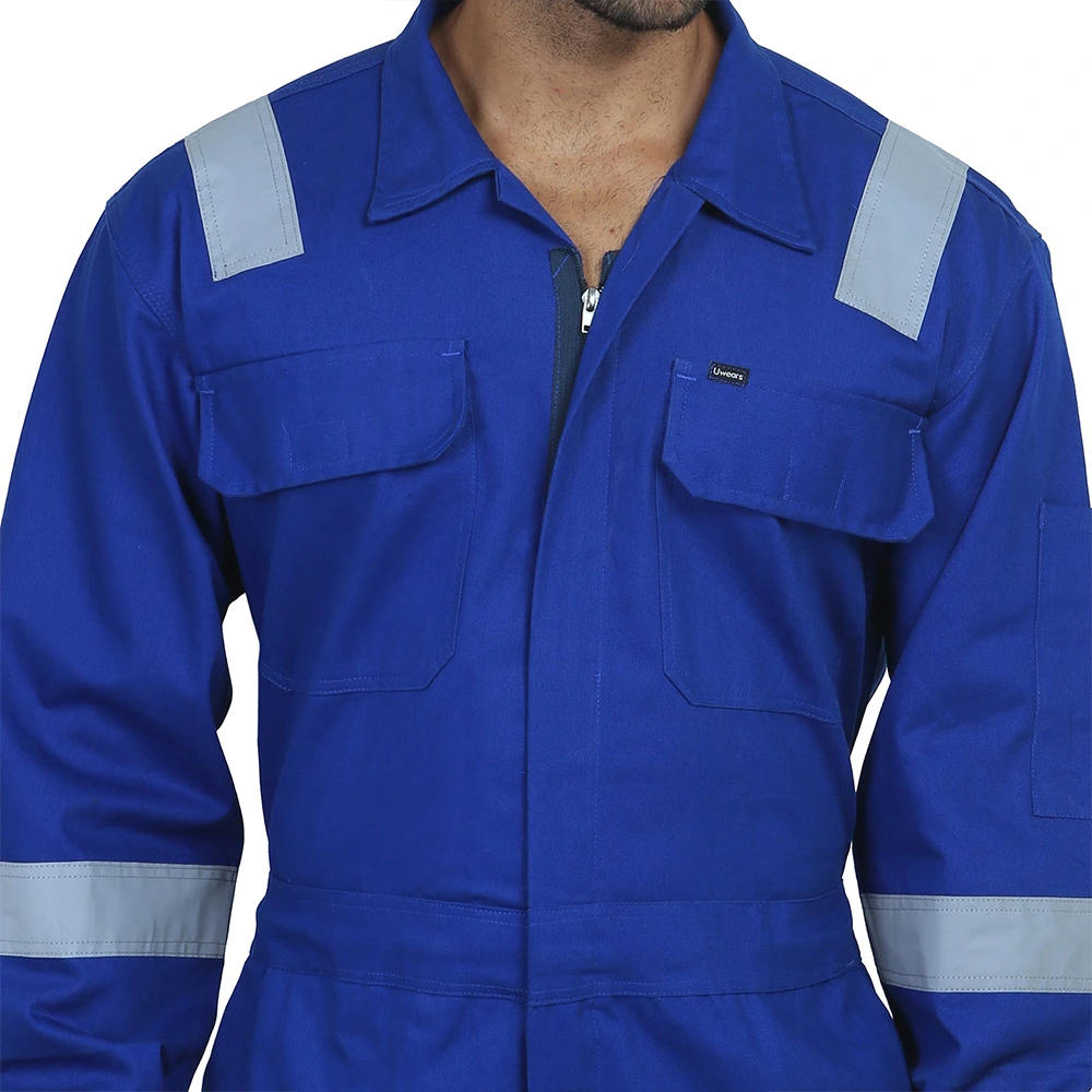 Coverall with Reflective Tape Royal Blue 6