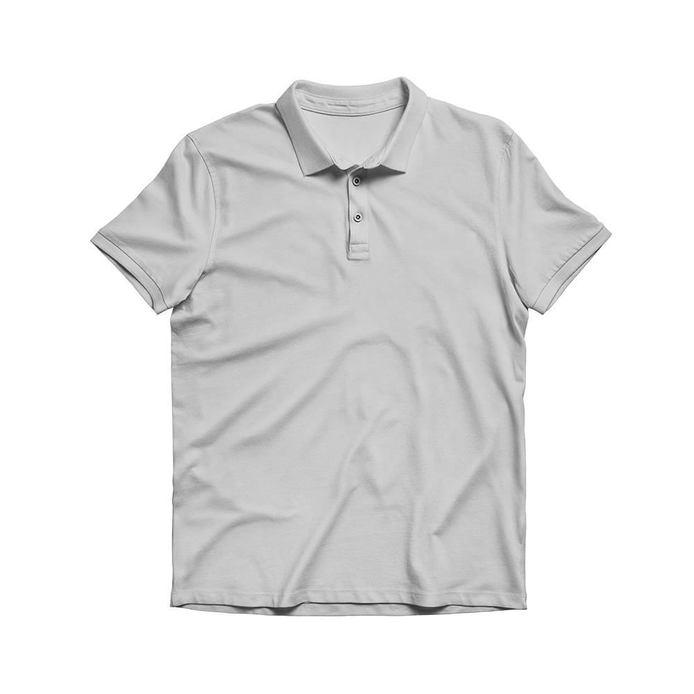 Apex Polo T-Shirt Solid Medium Grey