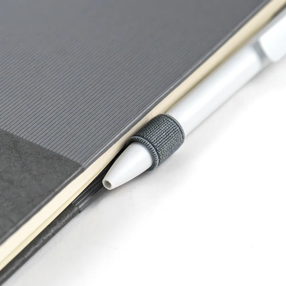 Hard Cover PU Notebooks in A5 Size with Metal Plate Bookmark 10