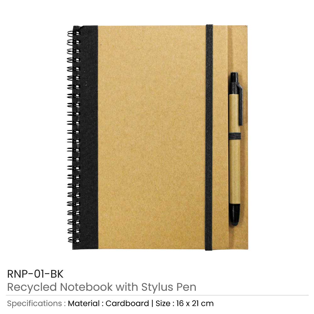 Recycled Notebook with Pen 2