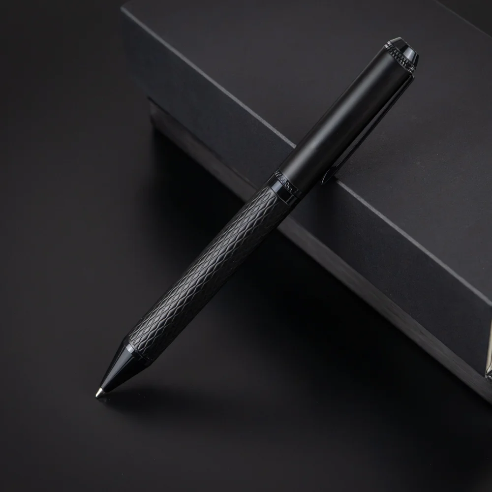 Black Metal Pens with Diamond Textured Barrel, Corporate Giveaways 4