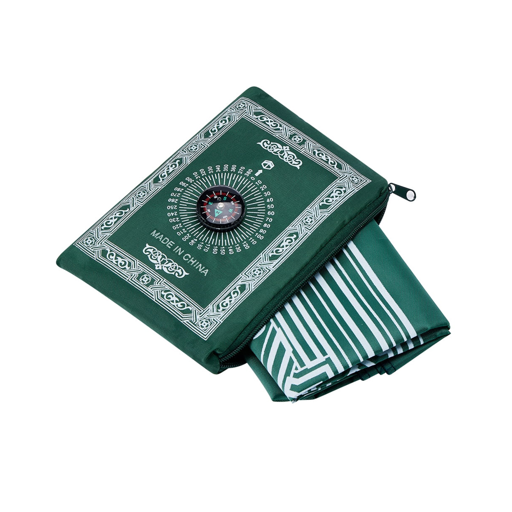 Portable Travel Prayer Mat with Compass 1