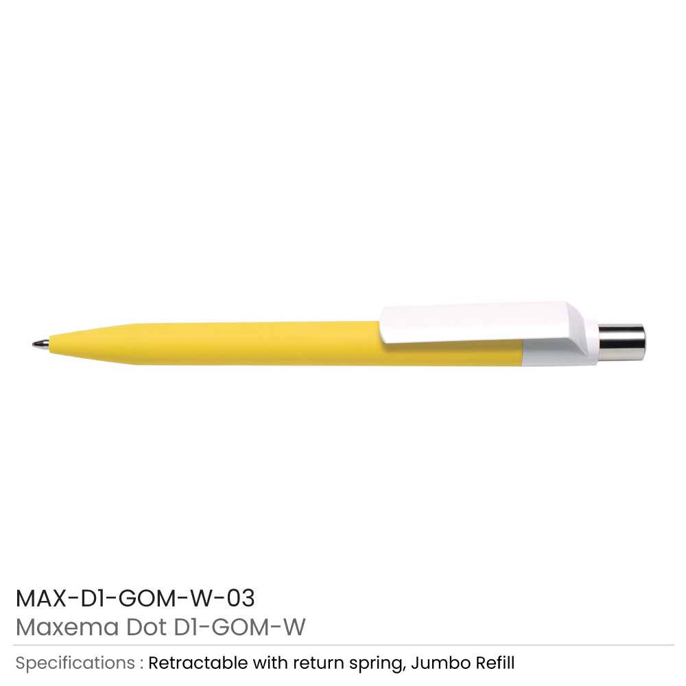 Maxema Dot Pens GOM White 3