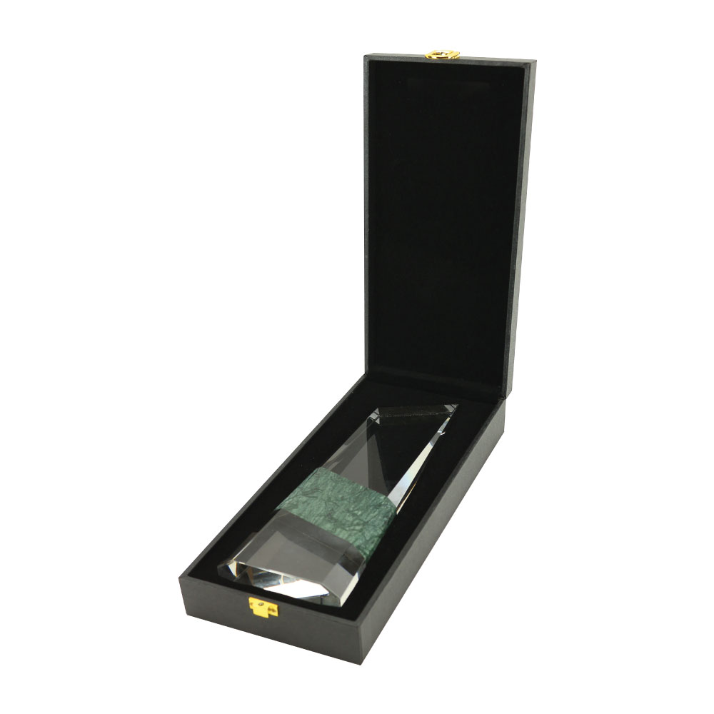 Vertical Crystal and Marble Awards in Hardboard Box 4