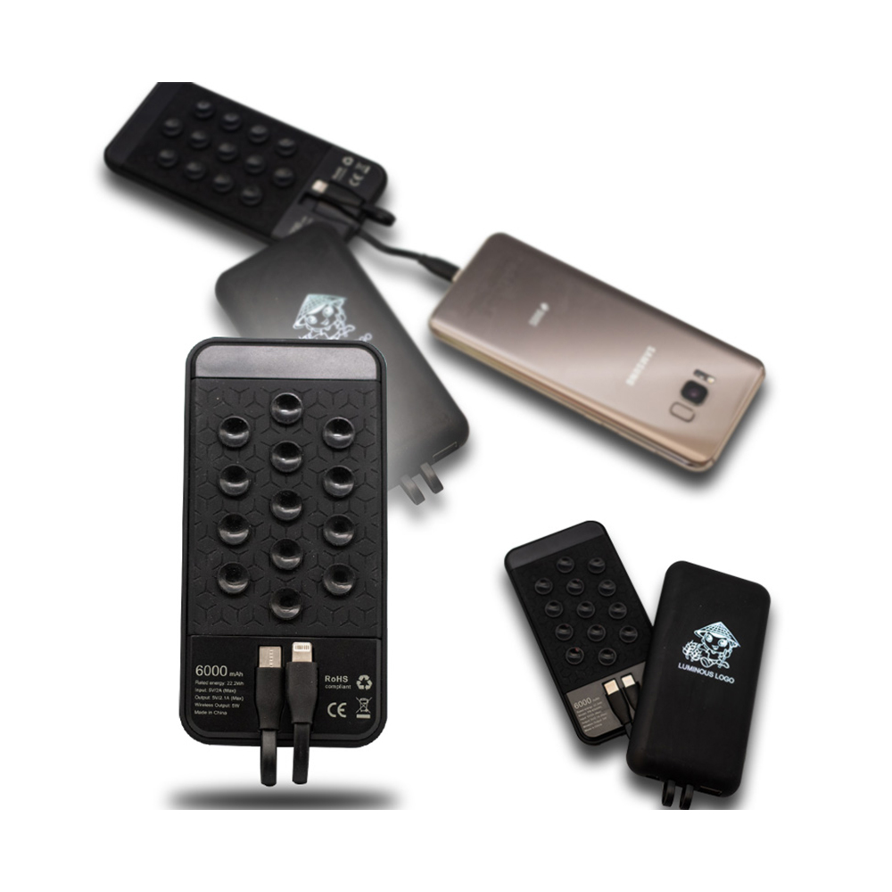 Light up Wireless Power Bank 4