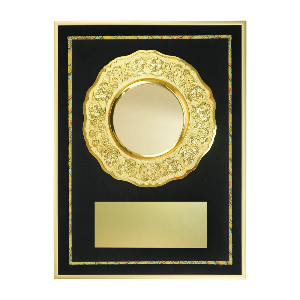 Aluminum Award Plaque A3 Size with Stand & Gold Plate in Presentation Box 7