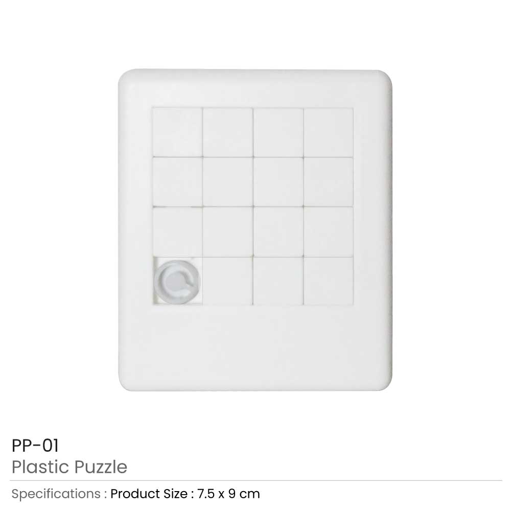 Puzzles in Plastic Material 15 slidable 2