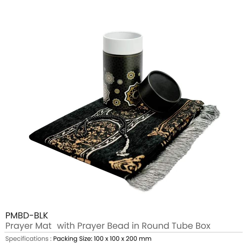Prayer Mat with Tasbih in Tubular Box 2