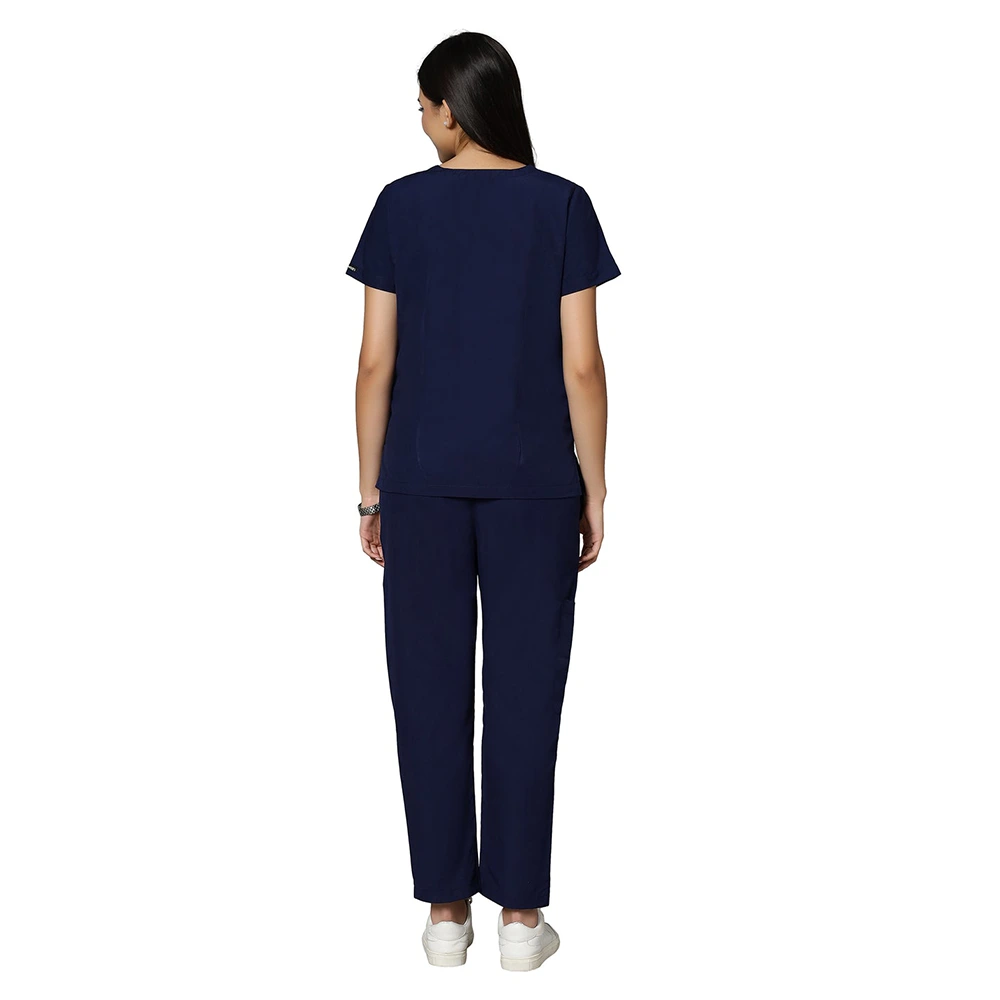 Medical Scrub Suit Navy Blue 3