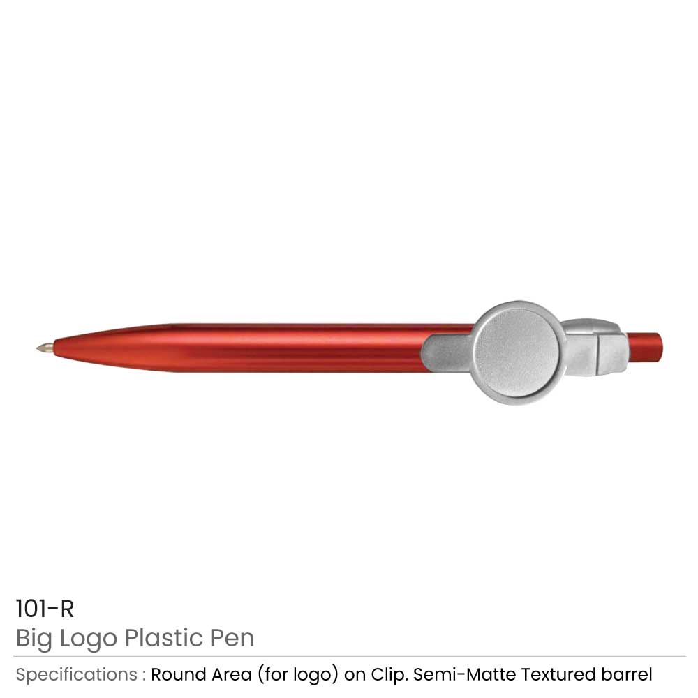 Big Logo Plastic Pen 3