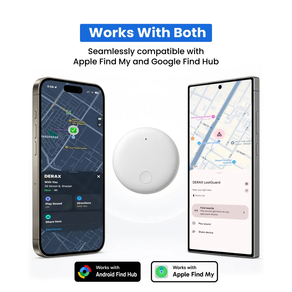 Smart Anti-Loss Tracker with PU Keychain – Track It Anywhere 9