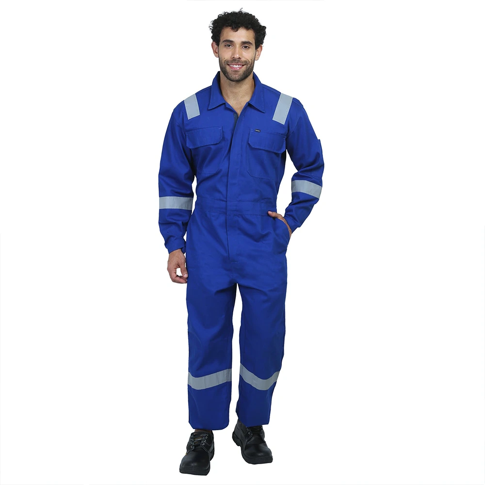 Coverall with Reflective Tape Royal Blue 7
