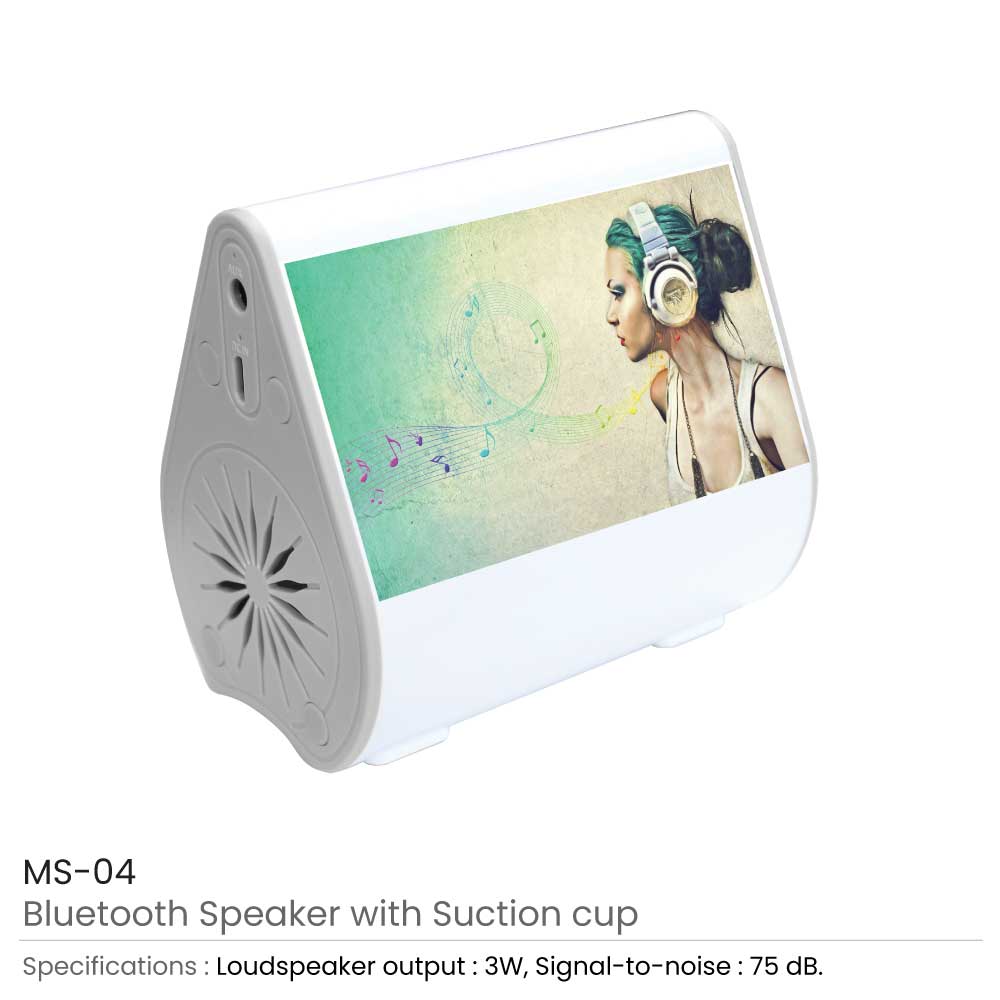Bluetooth Speaker with Suction Cup 4