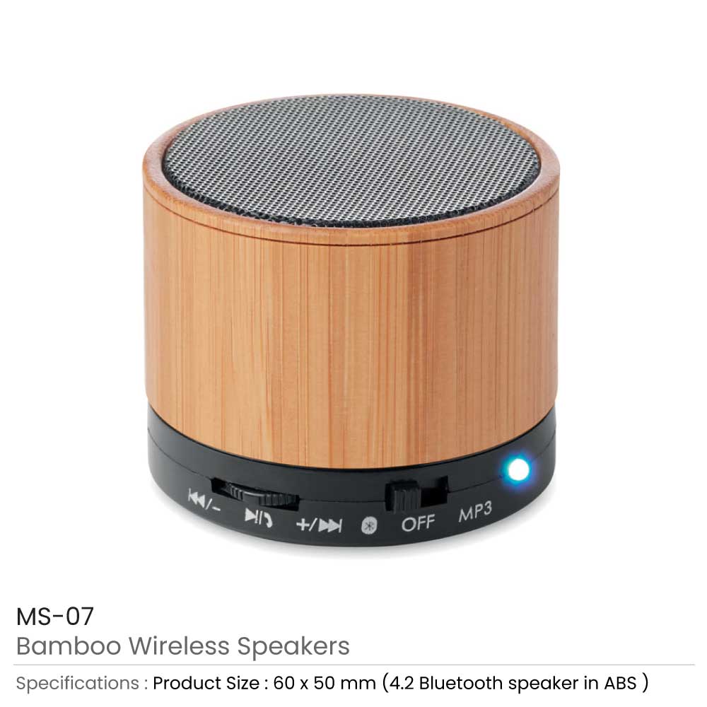 Bamboo Bluetooth Speaker 2